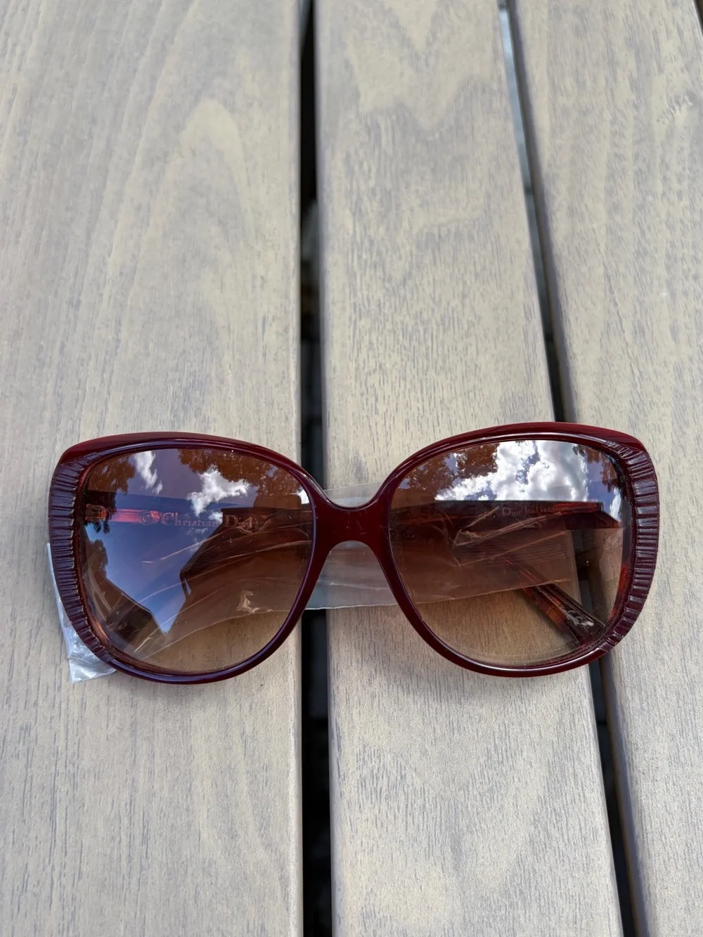 Dior Tortoise Shell Sunglasses - Brown and Amber